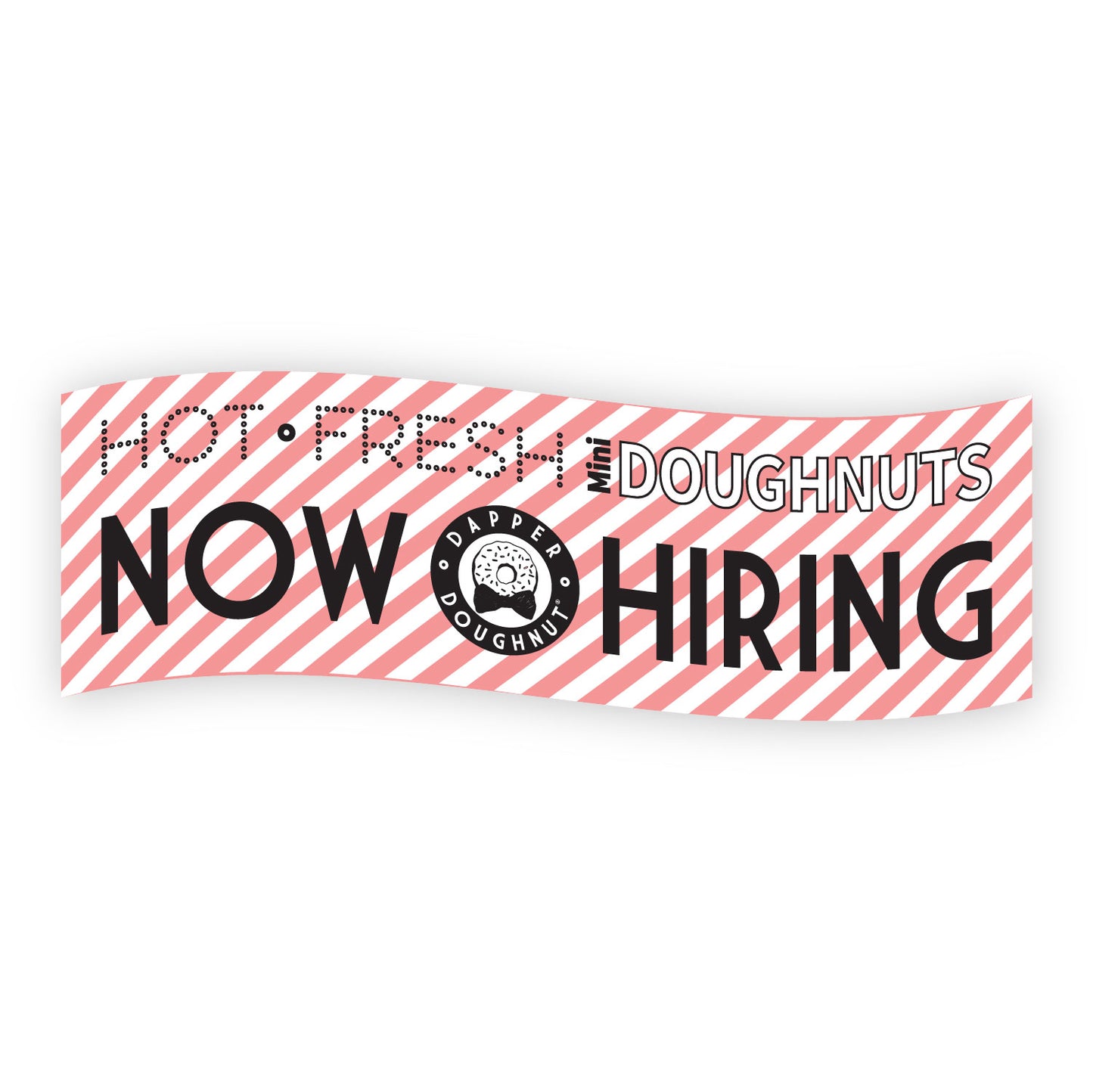 Now Hiring Banner (Pink)